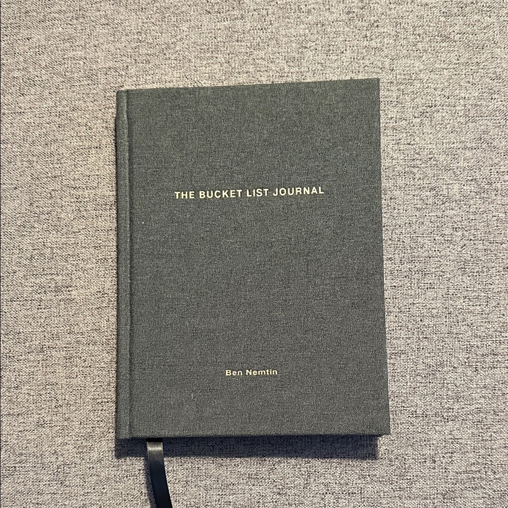 Black Bucket List Journal